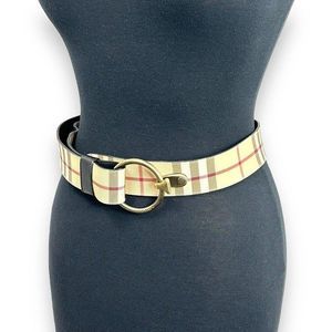 Burberry London Nova Check Belt